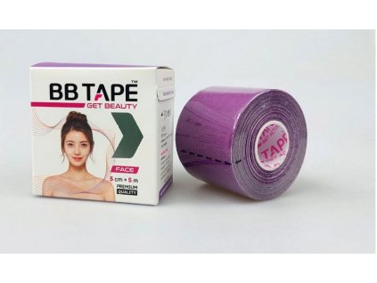 Tape BB na obličej fialový