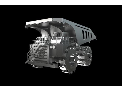Metal Time Luxusní ocelová stavebnice Důlní vůz Quarry Transporter
