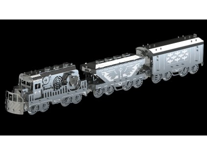 Metal Time Luxusní ocelová stavebnice Heavy Loco