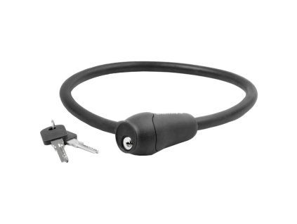 Zámek M-Wave 12x600mm silikon černý