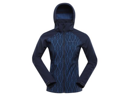 Bunda dámská ALPINE PRO HOORA softshellová modrá (Velikost L)
