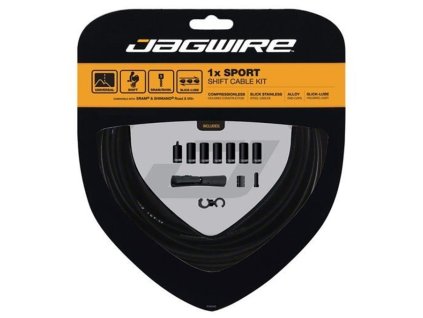 Sada lanko+bowden Jagwire 1x Sport Shift Kit černá