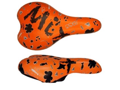 Sedlo dětské DDK D207C oranžové
