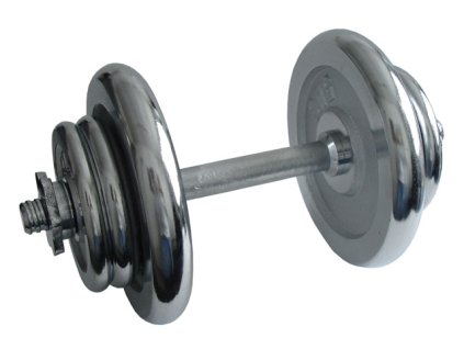 Činka jednoruční 17kg 25mm chromová