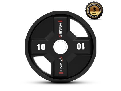 Olympijský polyuretanový kotouč HMS TPC10 10 kg