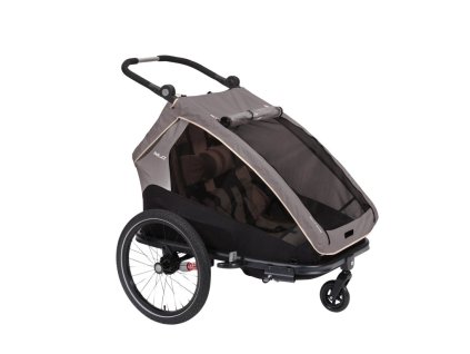 Cyklovozík XLC DUO S BS-C10 20“ pro děti šedo-béžový
