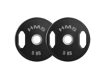 Sada pogumovaných olympijských kotoučů HMS TOG05 2 x 5 kg