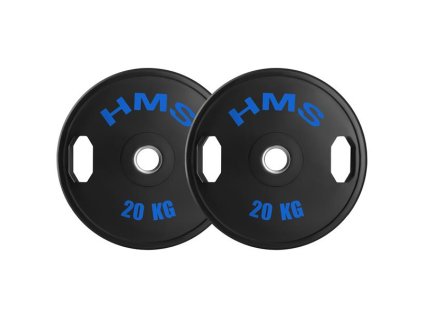 Sada pogumovaných olympijských kotoučů HMS TOG20 2 x 20 kg