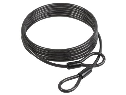 Lanko zámku M-Wave 10x5000mm prodlužovací černý