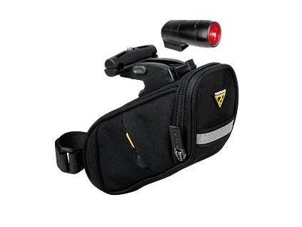 Brašna+světlo TOPEAK AERO WEDGE PACK DF COMBO SPORT