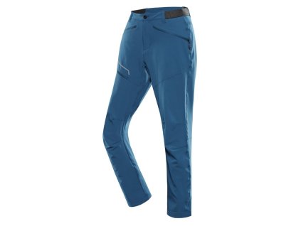 Kalhoty pánské dlouhé ALPINE PRO RAMEL rychleschnoucí S COOL DRY modré