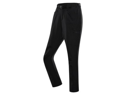 Kalhoty pánské dlouhé ALPINE PRO CORB softshellové s COOL DRY černé