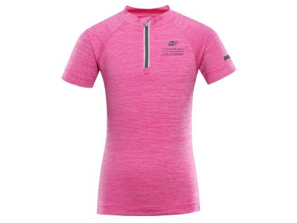 Dres dětský krátký ALPINE PRO LATTERO 2 rychleschnoucí růžový
