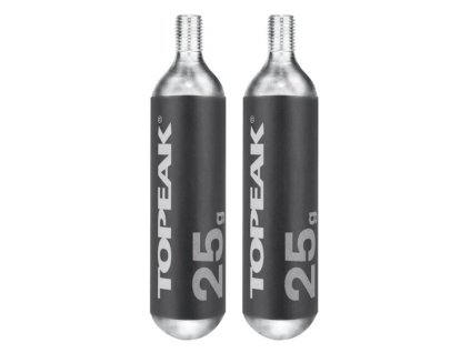Bombička hustilky TOPEAK CO2 25G s rukávkem - 2ks