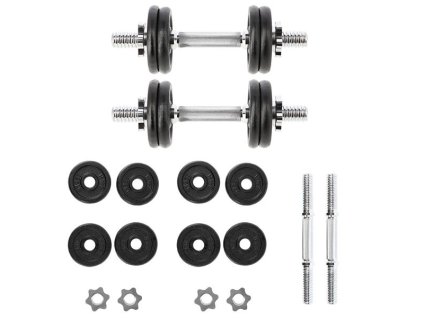 Jednoruční nakládací činky HMS SG02 2x7 kg