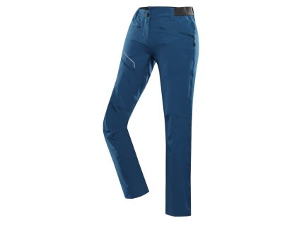 Kalhoty dámské dlouhé ALPINE PRO RAMELA rychleschnoucí s COOL DRY modré