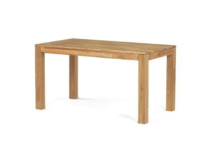 Jídelní stůl 140x80x75, masiv dub bílý, povrchová úprava olejem, nohy 8x8 cm
