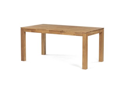 Jídelní stůl 160x90x75, masiv dub bílý, povrchová úprava olejem, nohy 8x8 cm