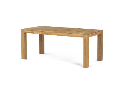 Jídelní stůl 180x90x75, masiv dub bílý, povrchová úprava olejem, nohy 10x10 cm