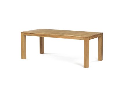 Jídelní stůl 200x100x75, masiv dub bílý, povrchová úprava olejem, nohy 10x10 cm