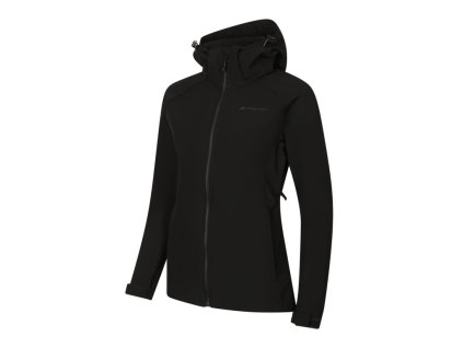 Bunda dámská ALPINE PRO HOORA softshellová s membránou černá (Velikost L)