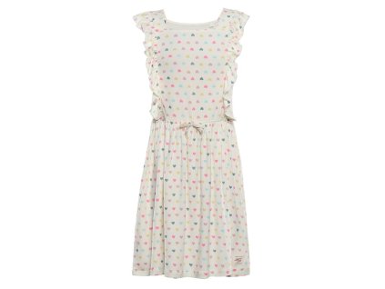 Šaty dětské ALPINE PRO EDANO béžové (Velikost 116-122)