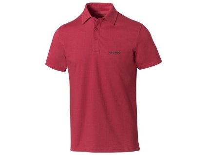 Triko pánské krátké ATOMIC POLO červené (Velikost S)