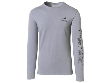 Triko unisex dlouhé ALPS BENT CHETLER LS šedé (Velikost XS)