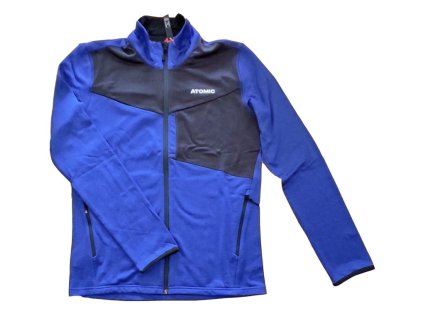 Bunda pánská ATOMIC REDSTER fleecová modrá (Velikost M)