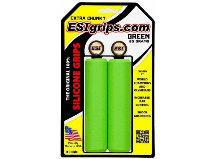 Gripy ESI Chunky Extra zelené