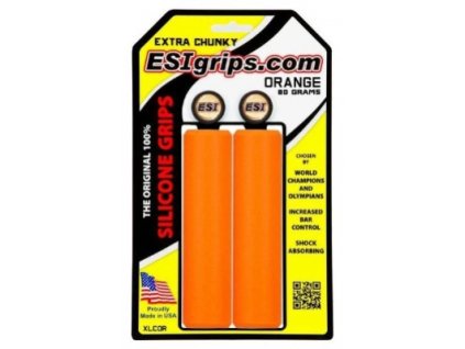 Gripy ESI Chunky Extra oranžové