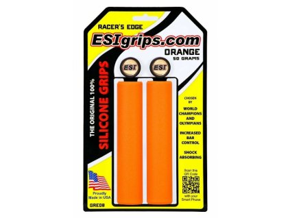 Gripy ESI Racer's Edge oranžové