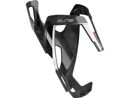 Košík ELITE Vico Carbon 20 lesklý černý/bílý