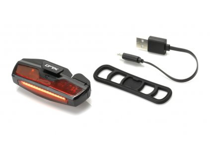 Osvětlení zadní XLC CL-R21 USB červené