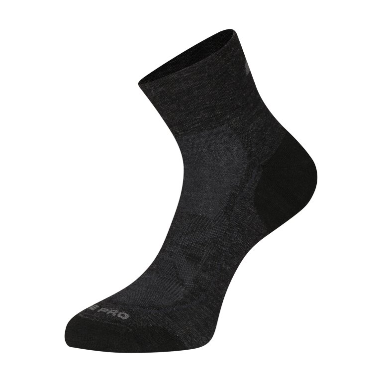 Ponožky ALPINE PRO DERERE antibakteriální merino černé Velikost: S
