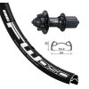 Kolo zapletené 24“ XLC Rodi FW disk 507-19 zadní 32 děr Niro