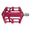 Pedály BMX FLAT EXUSTAR standard závit 9/16" růžové