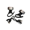Blikačka přední+zadní 4RACE Mini USB černé