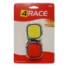 Blikačka přední+zadní 4RACE Mini USB černé