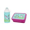 Set R&B box a lahev Jednorožec a víly 500ml fialový