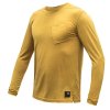 Triko dlouhé pánské SENSOR MERINO AIR traveller hořčicové
