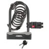 Zámek M-Wave 165x247mm černý s lanem