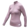 Triko dlouhé dámské SENSOR MERINO DF zip mystic violet