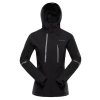Bunda dámská ALPINE PRO NOREMA 2 nepromokavá s PTX černá