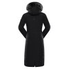 Kabát dámský ALPINE PRO WUSSA s PTX membránou černý (Velikost L)