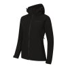 Bunda dámská ALPINE PRO HOORA softshellová s membránou černá (Velikost L)