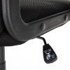 Kancelářská židle CELESTE - černá látka, černá síťovina (Barva Černá)