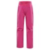 Kalhoty dětské dlouhé ALPINE PRO ZORTO softshellové růžové (Velikost 104-110)