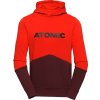 Mikina dětská ATOMIC RS červená/kaštanově hnědá (Velikost 140)