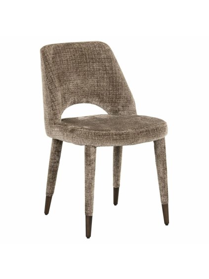 Jedálenská stolička Cecilia Chenille stone (Set 2ks)